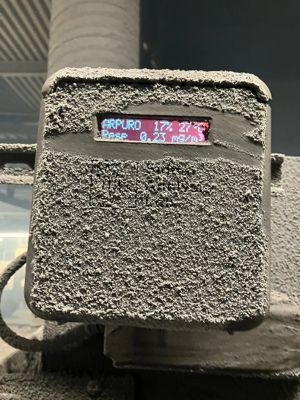 Our Arpuro dust sensor, in harsh industrial environments